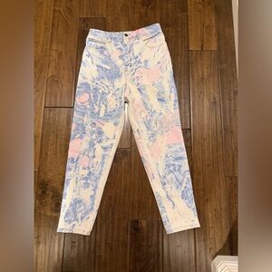 Vintage SOON Georges Marciano Tie Dye Denim Jeans size 31 x 27